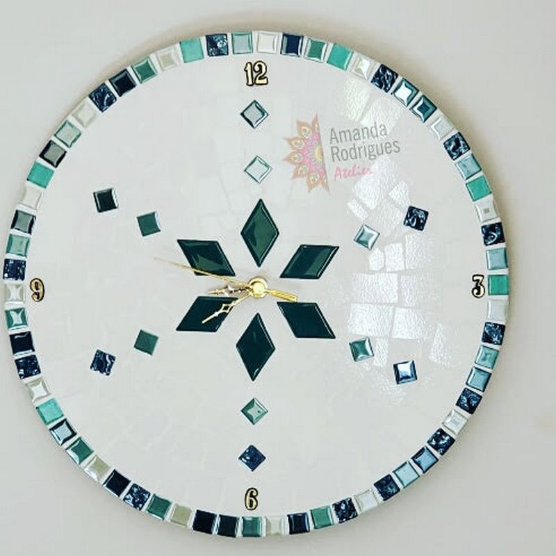 Rel�gio em Mosaico